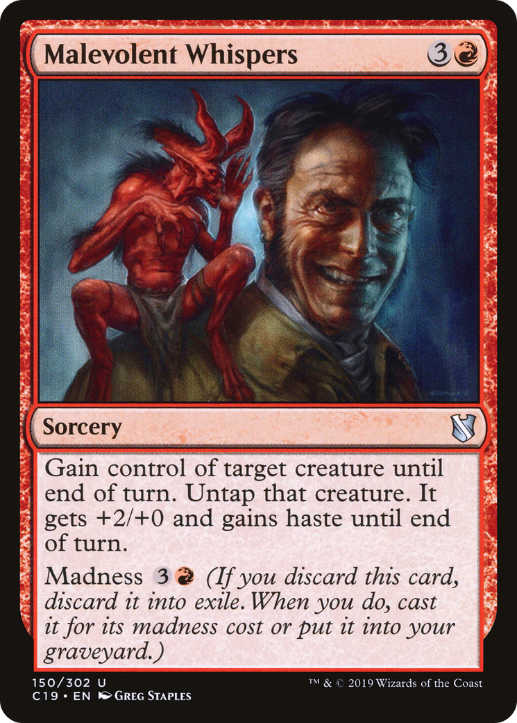 Malevolent Whispers [Commander 2019]-1