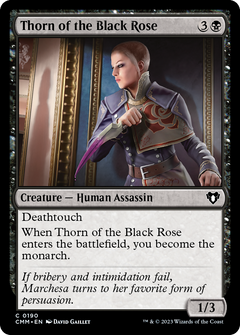 Thorn of the Black Rose (CMM-190) - Commander Masters Foil-1