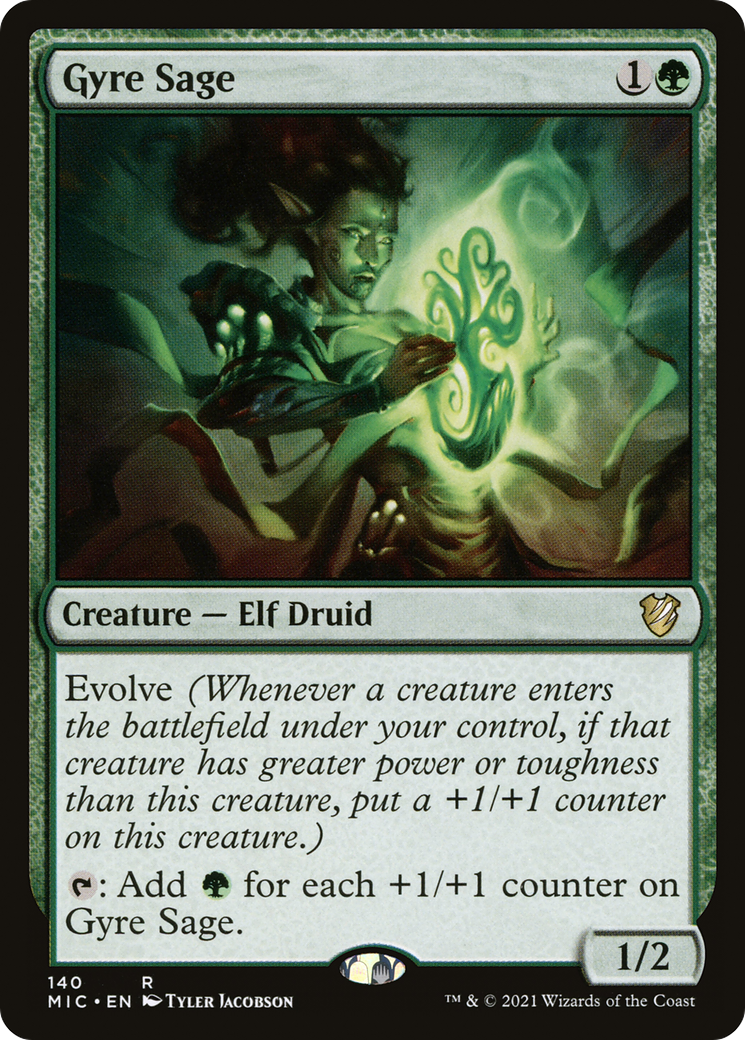 Gyre Sage [Innistrad: Midnight Hunt Commander]-1