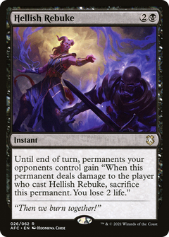 Hellish Rebuke [Dungeons & Dragons: Adventures in the Forgotten Realms Commander]-1