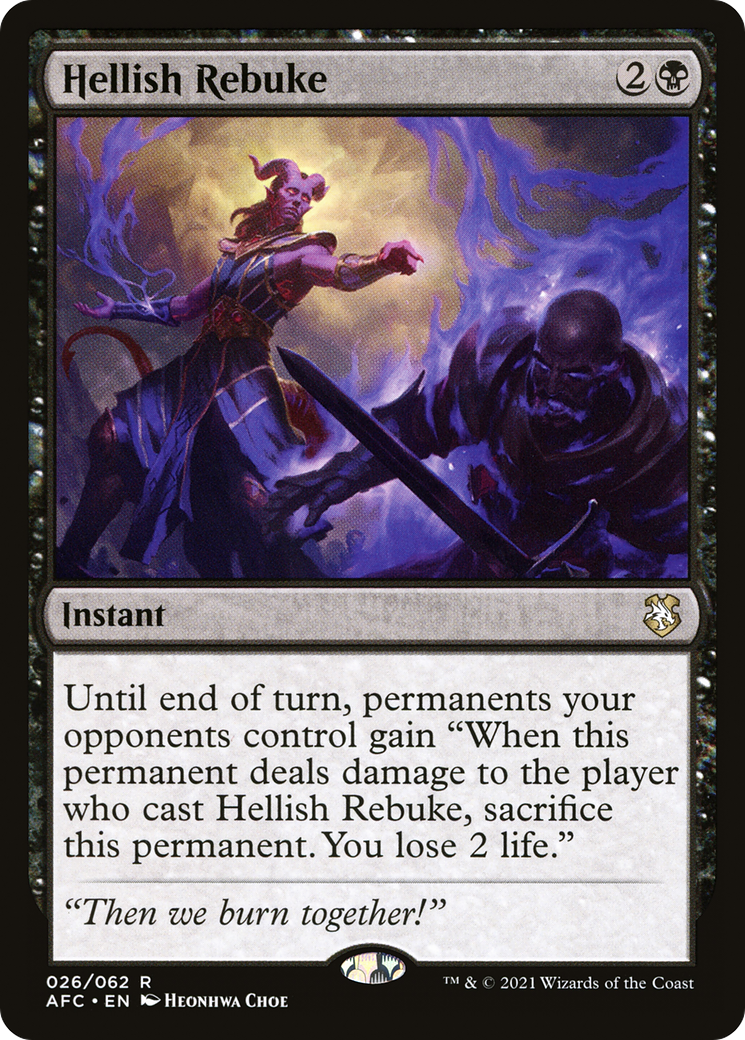 Hellish Rebuke [Dungeons & Dragons: Adventures in the Forgotten Realms Commander]-1