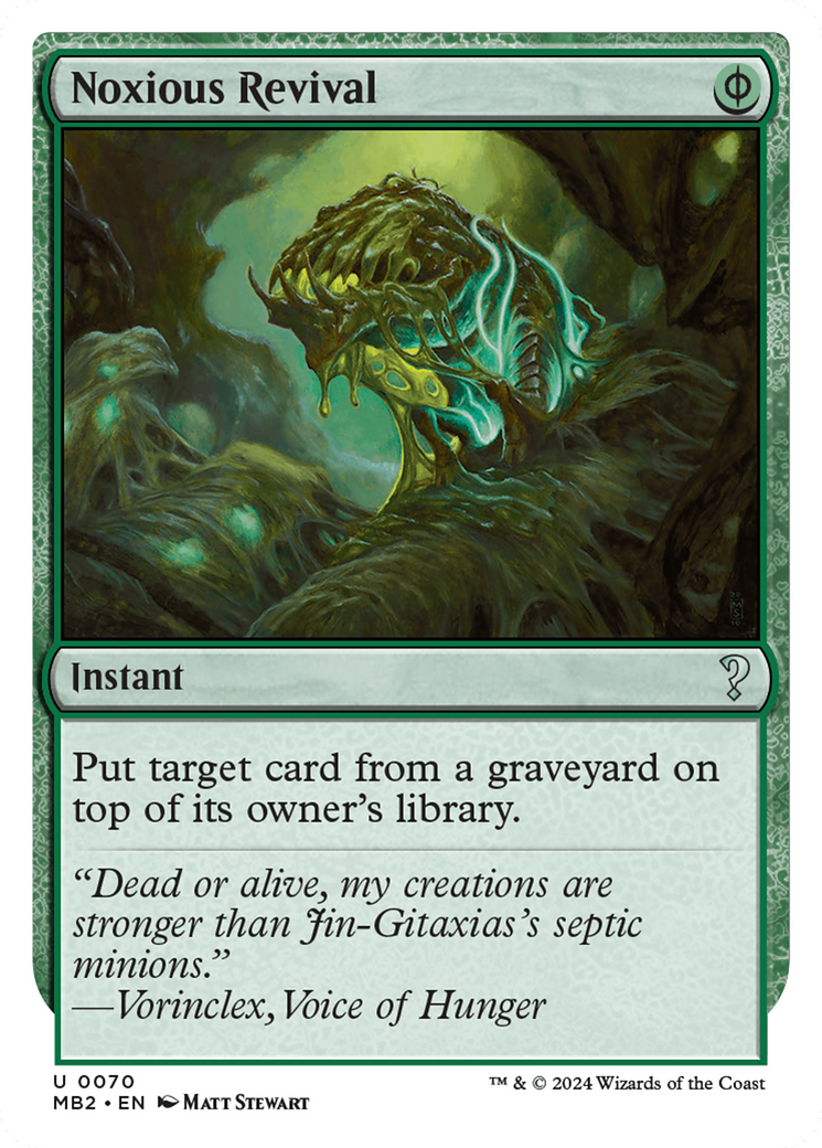 Noxious Revival (White Border) [Mystery Booster 2]-1