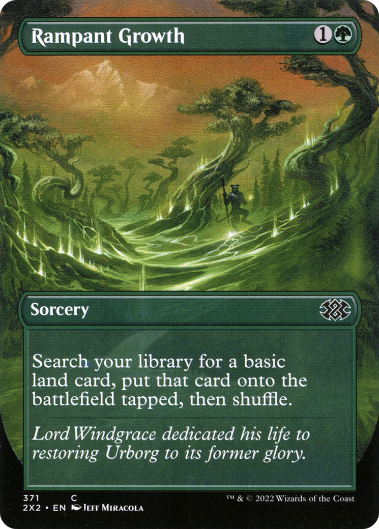 Rampant Growth (Borderless Alternate Art) [Double Masters 2022]-1