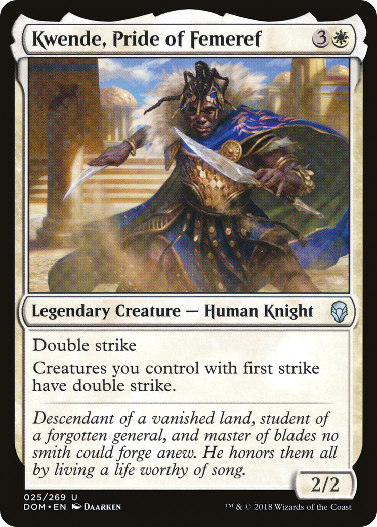 Kwende, Pride of Femeref [Dominaria]-1