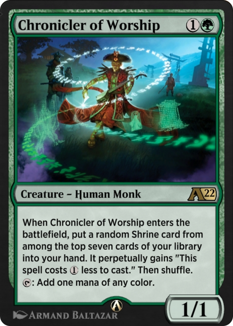 Chronicler of Worship (YNEO-025) - Alchemy: Kamigawa-1