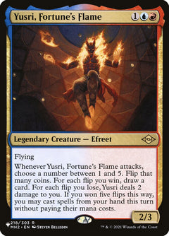 Yusri, Fortune's Flame [Secret Lair: Heads I Win, Tails You Lose]-1
