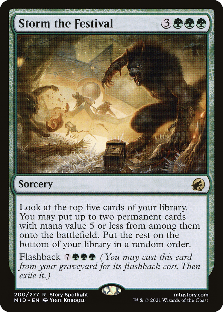 Storm the Festival [Innistrad: Midnight Hunt]-1