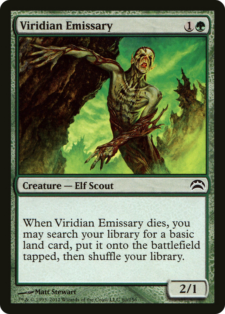 Viridian Emissary (PC2-080) - Planechase 2012 Foil-1