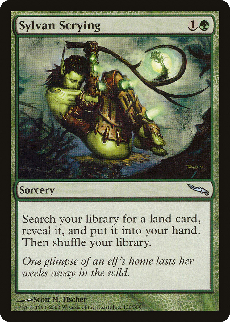 Sylvan Scrying [Mirrodin]-1