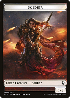 Soldier Token [Commander Legends: Battle for Baldur's Gate Tokens]-1