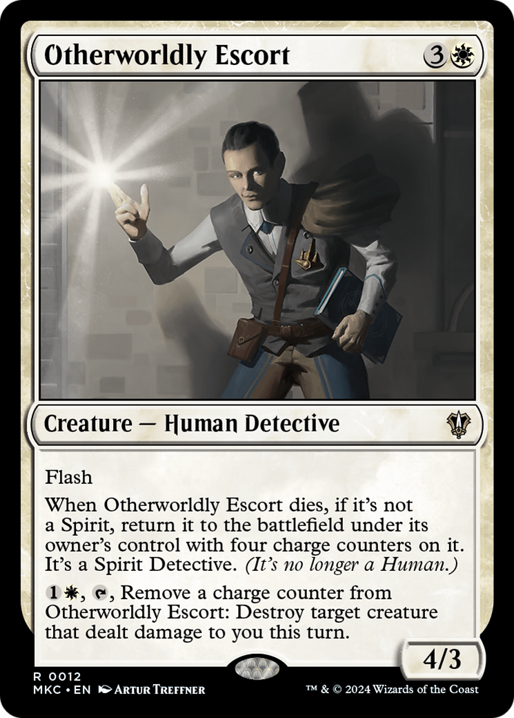 Otherworldly Escort [Murders at Karlov Manor Commander]-1