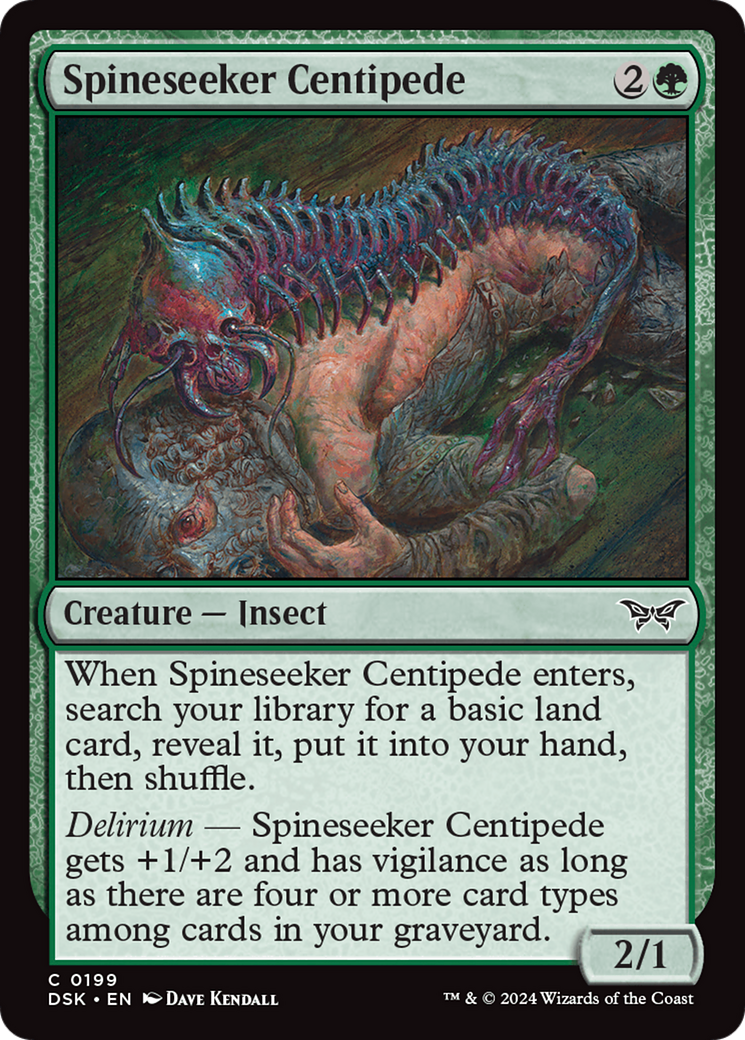 Spineseeker Centipede [Duskmourn: House of Horror]-1