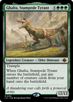Ghalta, Stampede Tyrant (Promo Pack) [The Lost Caverns of Ixalan Promos]-1