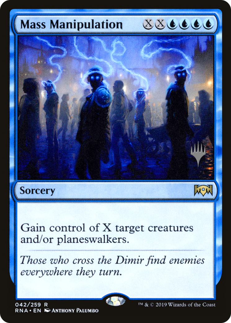 Mass Manipulation (Promo Pack) [Ravnica Allegiance Promos]-1