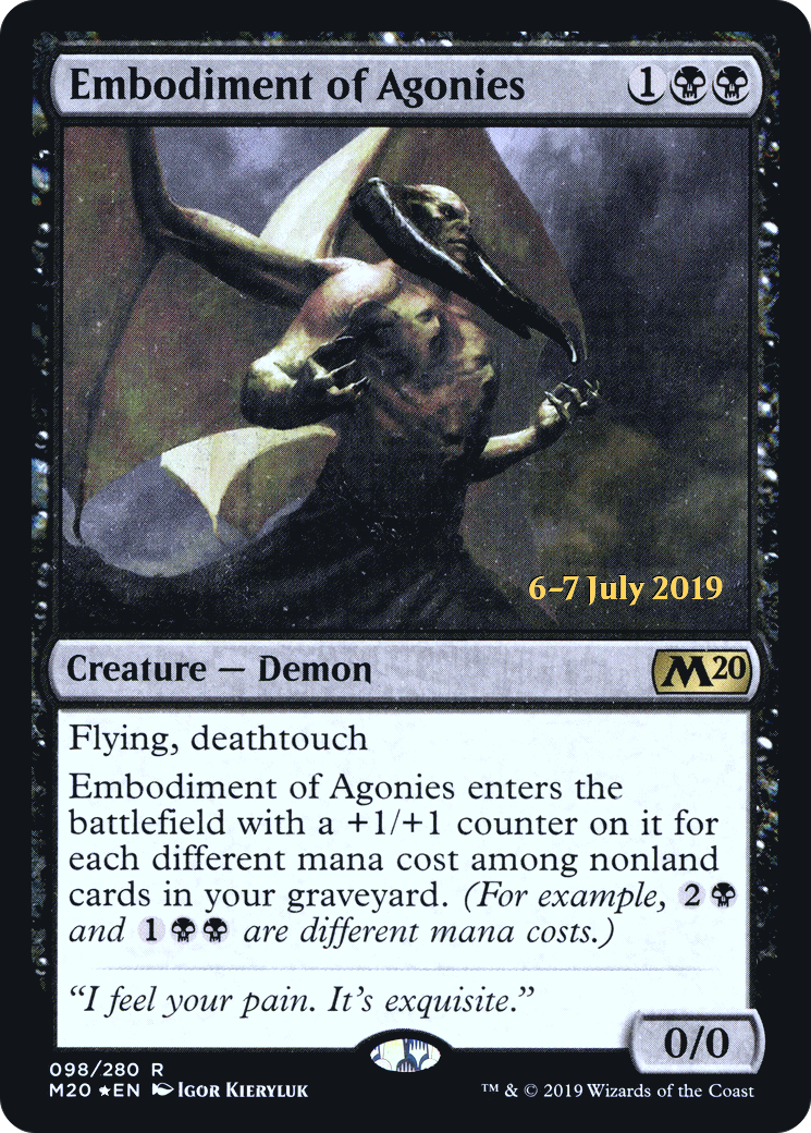 Embodiment of Agonies [Core Set 2020 Prerelease Promos]-1