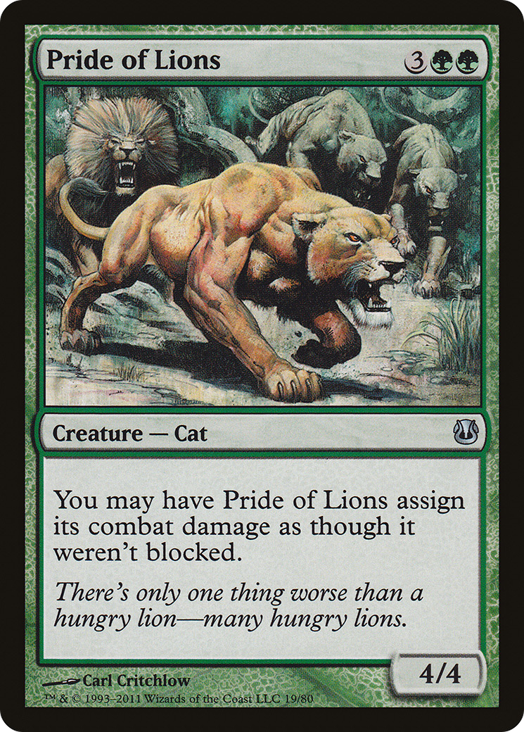 Pride of Lions [Duel Decks: Ajani vs. Nicol Bolas]-1