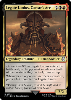 Legate Lanius, Caesar's Ace (Surge Foil) [Fallout]-1