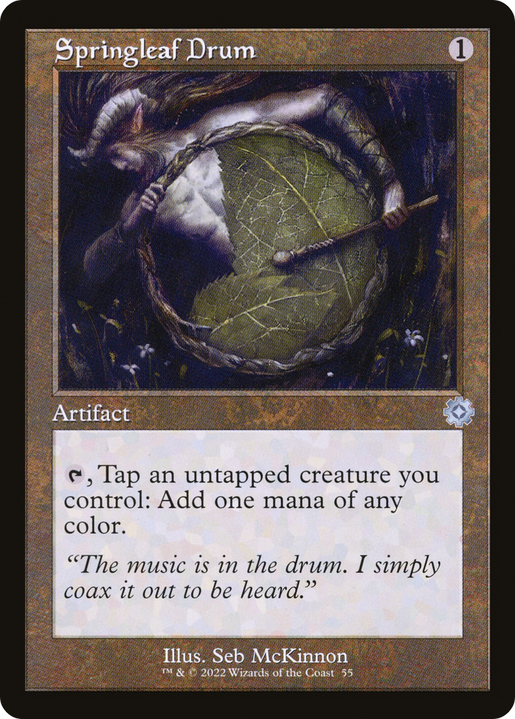 Springleaf Drum (Retro) [The Brothers' War Retro Artifacts]-1