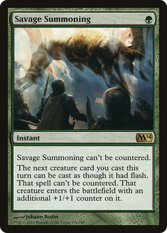 Savage Summoning [Magic 2014]-1