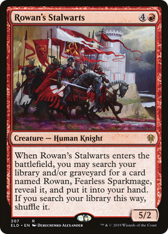 Rowan's Stalwarts [Throne of Eldraine]-1