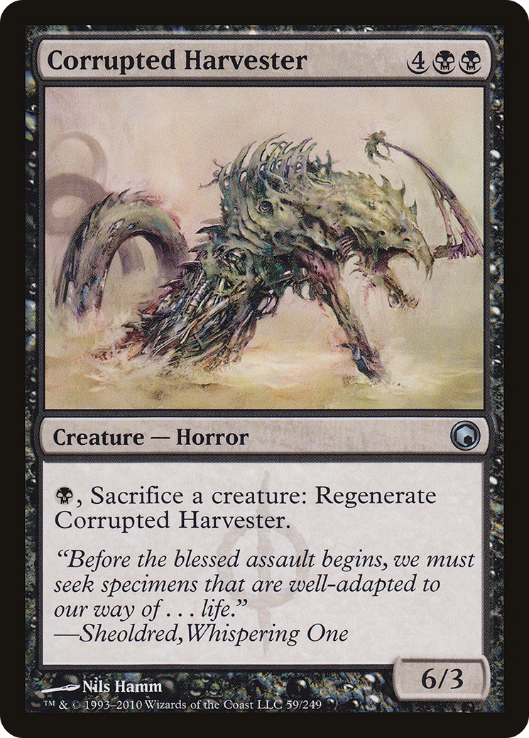 Corrupted Harvester [Scars of Mirrodin]-1