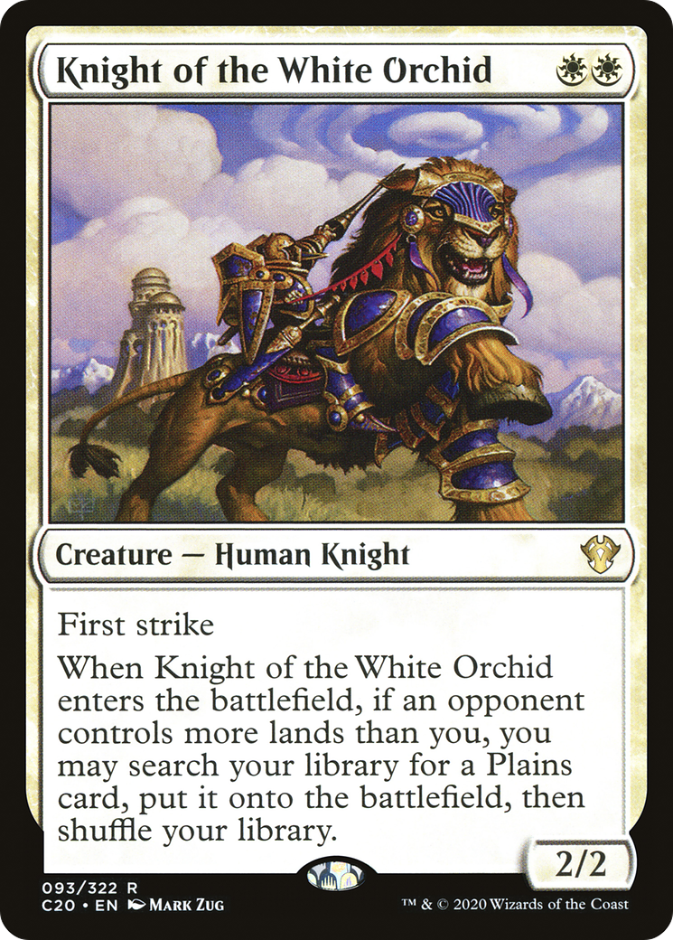 Knight of the White Orchid [Commander 2020]-1