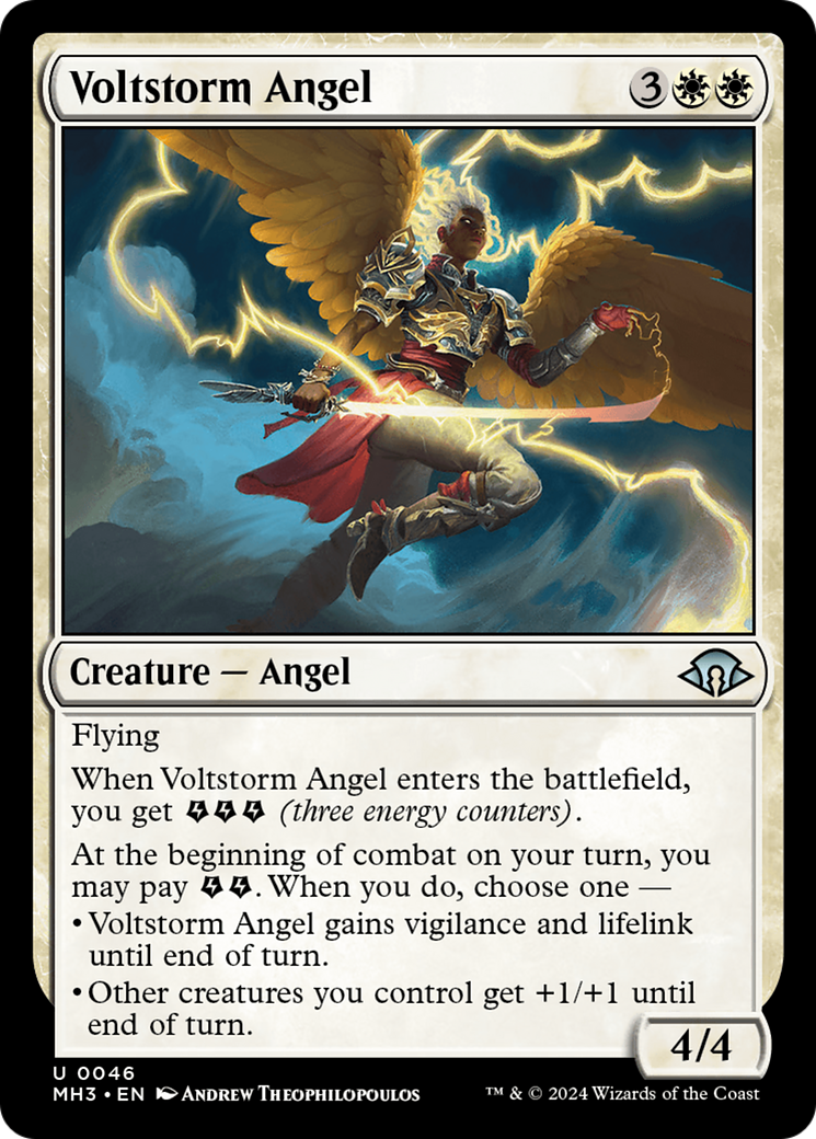 Voltstorm Angel (MH3-046) - Modern Horizons 3-1