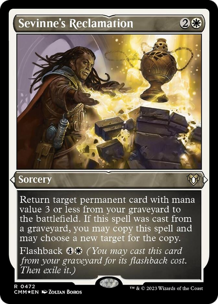 Sevinne's Reclamation (Foil Etched) [Commander Masters]-1