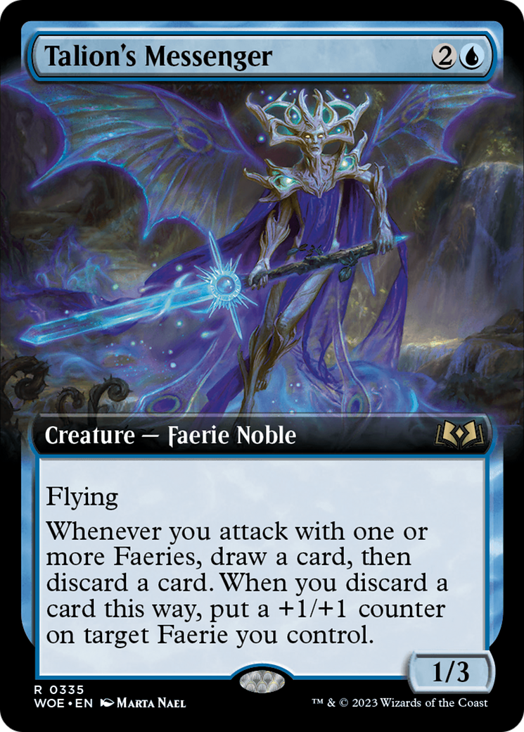 Talion's Messenger (Extended Art) [Wilds of Eldraine]-1