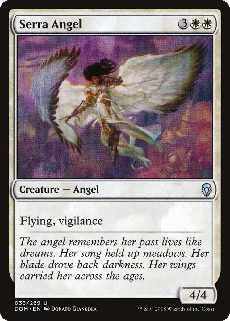 Serra Angel [Dominaria]-1