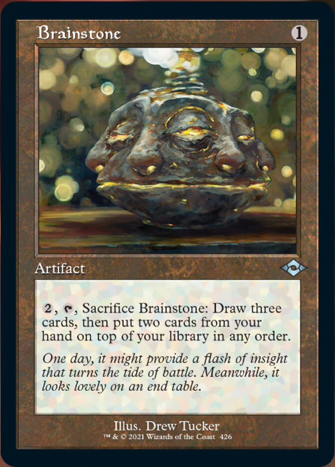 Brainstone (Retro Foil Etched) [Modern Horizons 2]-2
