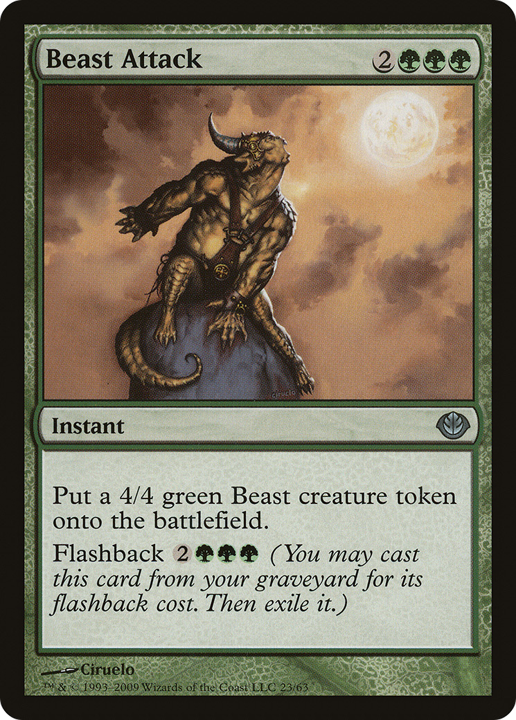 Beast Attack [Duel Decks: Garruk vs. Liliana]-1