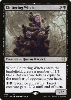 Chittering Witch [Dungeons & Dragons: Adventures in the Forgotten Realms Commander]-1