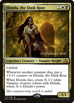 Elenda, the Dusk Rose [Rivals of Ixalan Prerelease Promos]-1