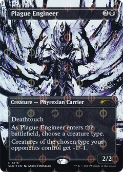 Plague Engineer (Borderless Ichor Step-and-Compleat Foil) [Secret Lair Drop Series]-1