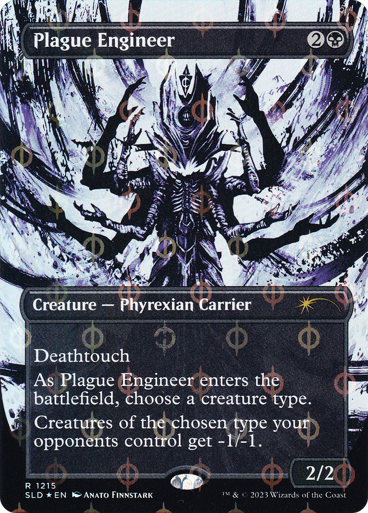 Plague Engineer (Borderless Ichor Step-and-Compleat Foil) [Secret Lair Drop Series]-1