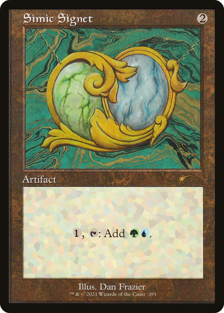 Simic Signet (SLD-295) - Secret Lair Drop Etched Foil-1