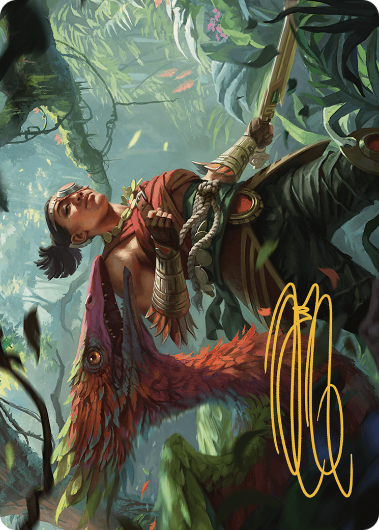 Wayta, Trainer Prodigy // Wayta, Trainer Prodigy (ALCI-071) - The Lost Caverns of Ixalan Art Series (Borderless)-3
