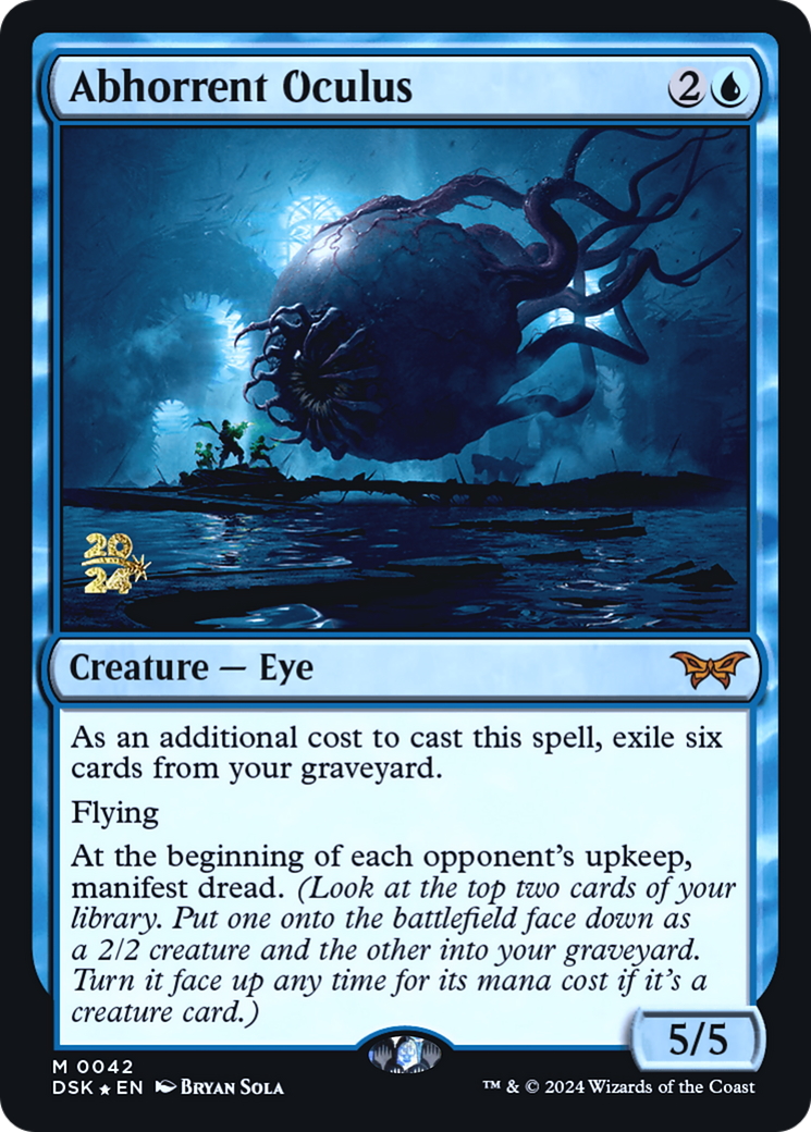 Abhorrent Oculus [Duskmourn: House of Horror Prerelease Promos]-1