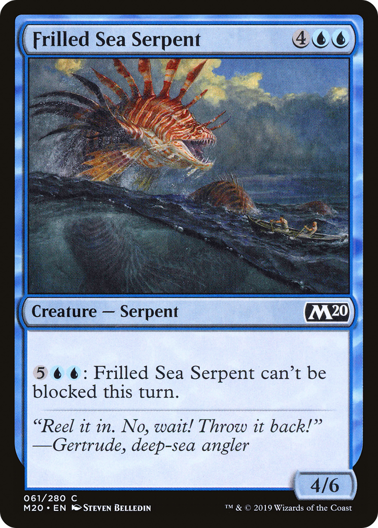 Frilled Sea Serpent [Core Set 2020]-1