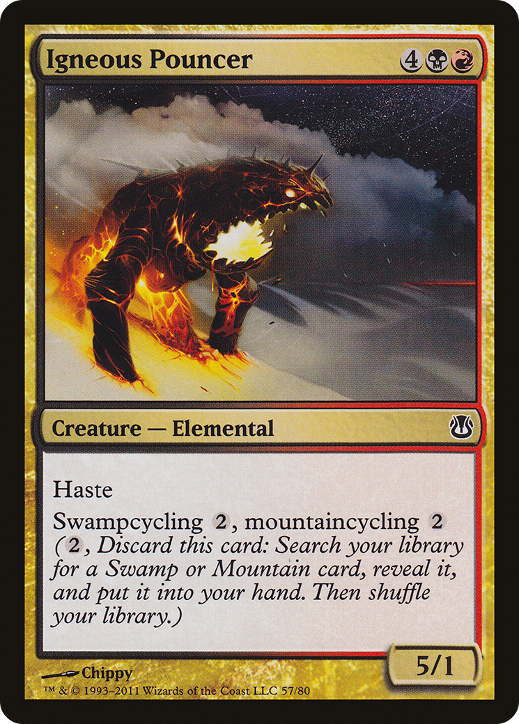 Igneous Pouncer [Duel Decks: Ajani vs. Nicol Bolas]-1