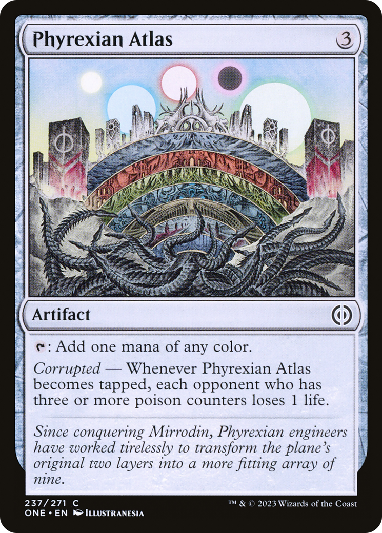 Phyrexian Atlas [Phyrexia: All Will Be One]-1