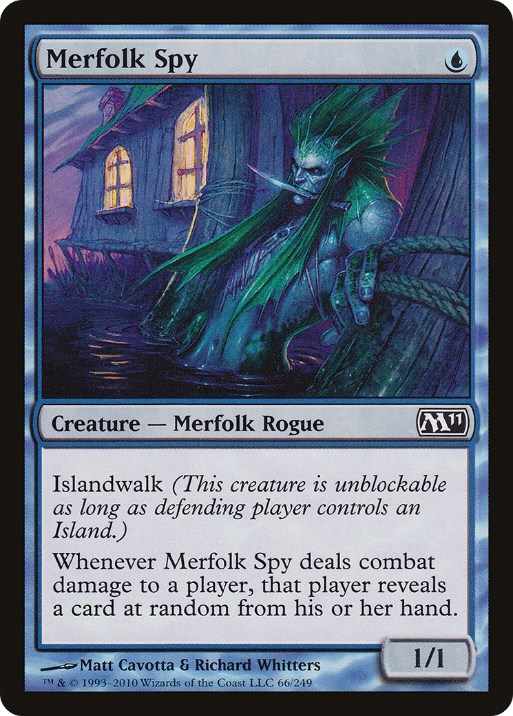 Merfolk Spy [Magic 2011]-1