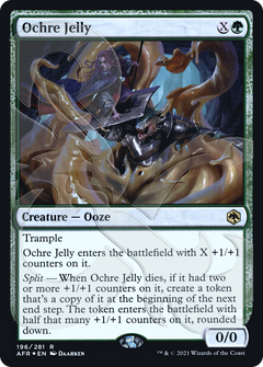 Ochre Jelly (Ampersand Promo) [Dungeons & Dragons: Adventures in the Forgotten Realms Promos]-1