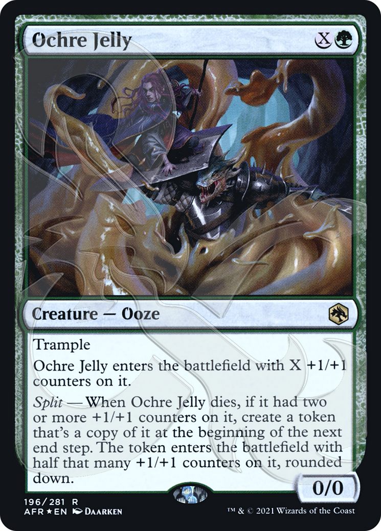 Ochre Jelly (Ampersand Promo) [Dungeons & Dragons: Adventures in the Forgotten Realms Promos]-1