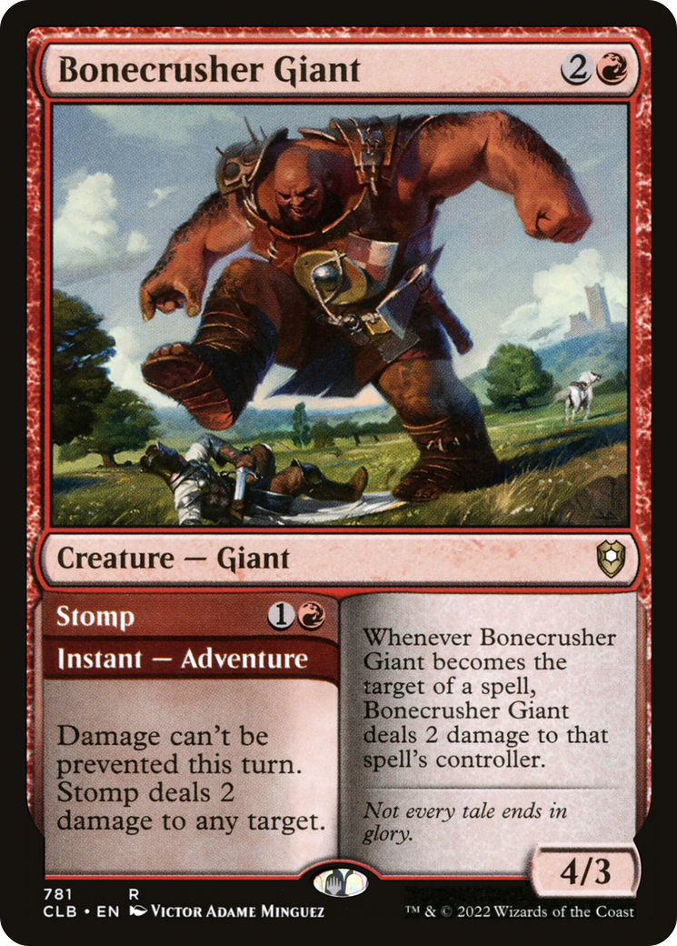 Bonecrusher Giant // Stomp [Commander Legends: Battle for Baldur's Gate]-1