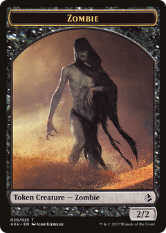Zombie Token (AKH-020) - Amonkhet Tokens-1