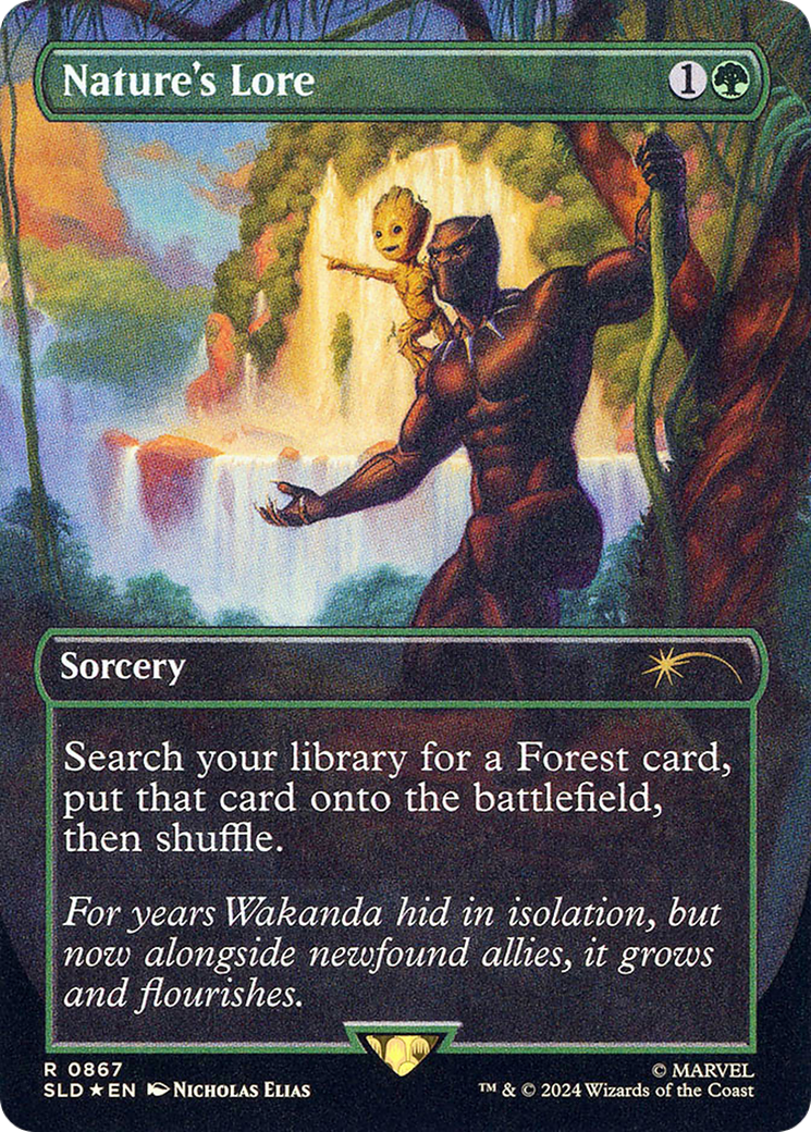 Nature's Lore (867) (Rainbow Foil) [Secret Lair Drop Series]-1