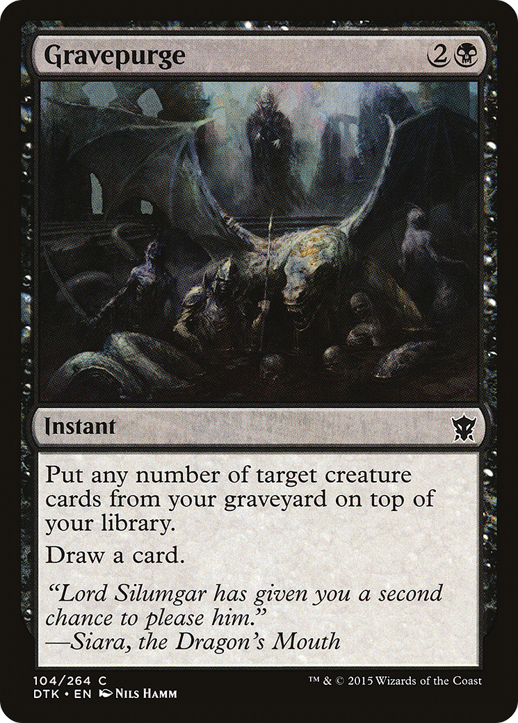 Gravepurge [Dragons of Tarkir]-1