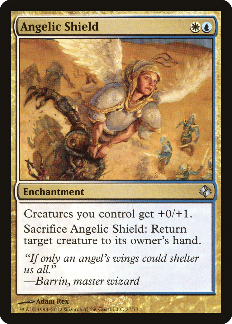 Angelic Shield [Duel Decks: Venser vs. Koth]-1